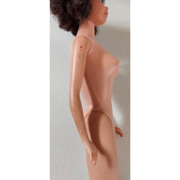 1962 Vintage Midge Barbie Doll #860 Brunette With Box, Dress, And Bathing Suit - Picture 8 of 12